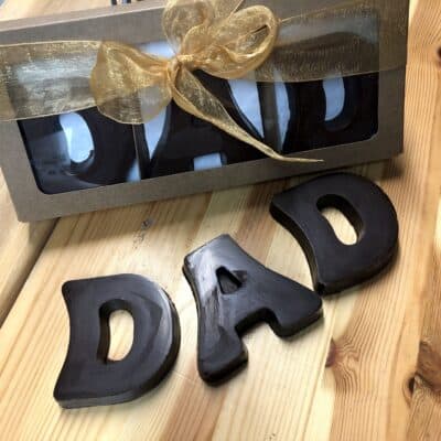 Chocolate DAD Letters