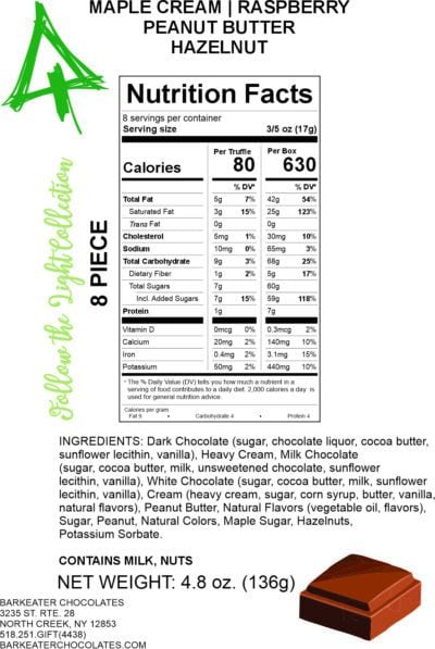 Nutrition Facts 8 piece